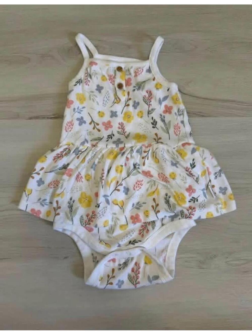 24m  • Gerber • Floral baby romper dress